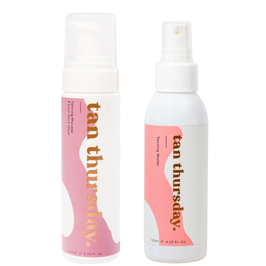 3 Hour Dark Glow Tanning Mousse + Tanning Water